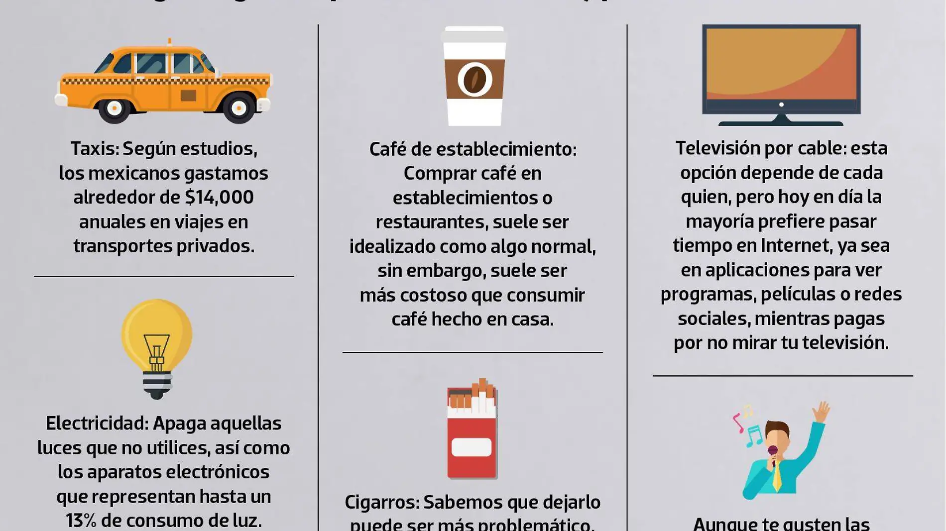 infografía economía finanzas dinero tips consejos ahorro